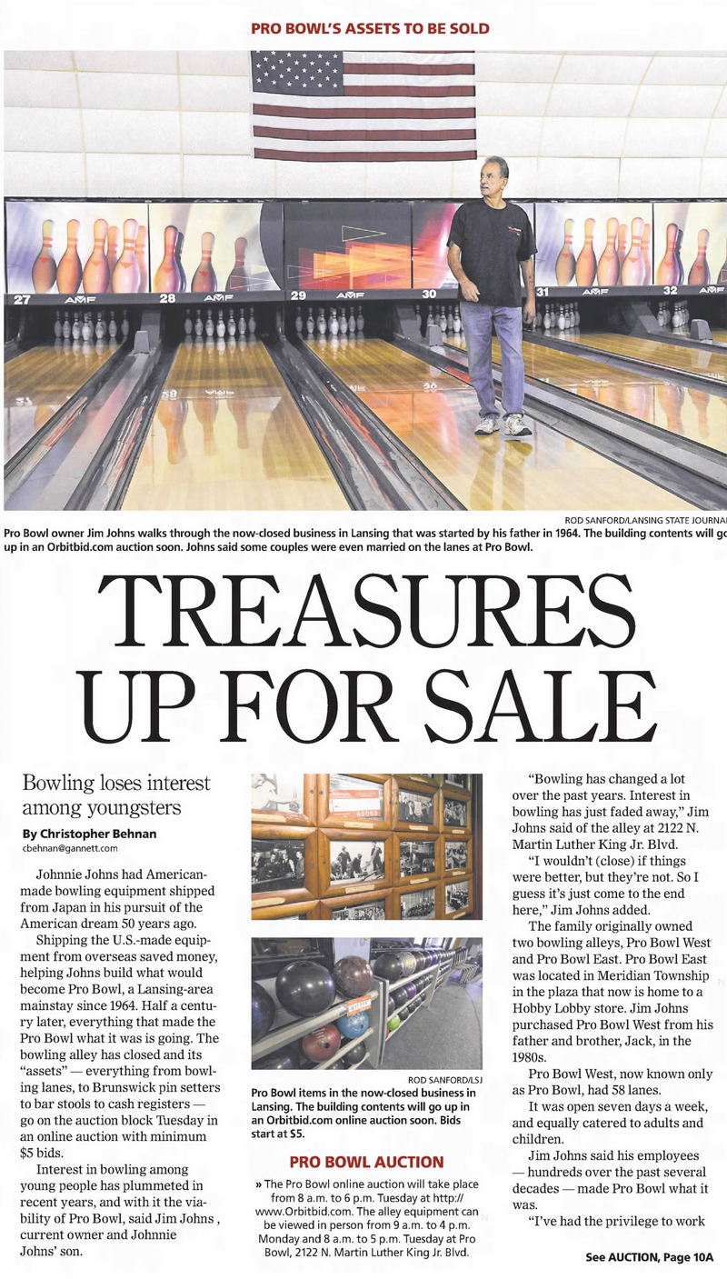 Pro-Bowl (Joe Josephs Pro-Bowl) - Sept 2014 Article On Jim Johns (newer photo)